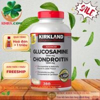Viên uống hỗ trợ xương khớp Glucosamine Chondroitin Sulfate Kirkland 280 viên của Mỹ