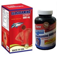 Viên Uống Hỗ Trợ Xương Khớp GLUCOSAMINE EXTRACT 6800mg - Hộp 100 viên- Nhập Khẩu MỸ