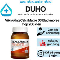 Viên uống hỗ trợ xương khớp Total Calcium Magnesium + D3 Blackmores hộp 200 viên