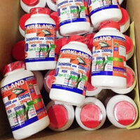 Viên uống hỗ trợ Xương khớp glucosamine signature kirkland 375 viên của mỹ màu đỏ