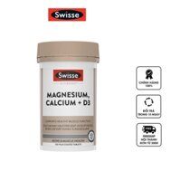 Viên uống hỗ trợ xương khớp Swisse Ultiboost Magnesium Calcium + Vitamin D3