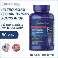 Viên uống hỗ trợ xương khớp Puritan's Pride Triple Strength Glucosamine, Chondroitin & MSM Joint Soother 90 viên