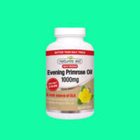 Viên uống hoa anh thảo Evening Primrose Oil 1000mg NATURES AID