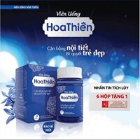 Viên uống hoa thiên cân bằng nội tiết, bí quyết đẹp da