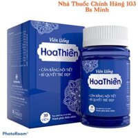 Viên uống Hoa Thiên giúp cân bằng nội tiết, gìn giữ nét đẹp hộp 30 viên