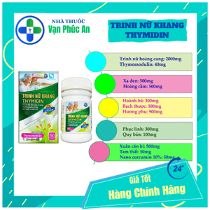 Viên uống Hoàng cung trinh nữ- Lọ 60 viên