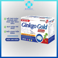 Viên Uống Hoạt Huyết Bổ Não GINKGO BILOBA GOLD, giúp giảm hoa mắt chóng mặt đau đầu,rối loạn tiền đình,suy giảm trí nhớ.