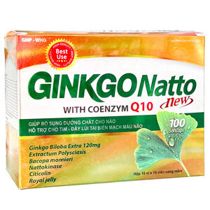 Viên Uống Hoạt Huyết Dưỡng Não Ginkgo Natto With Coenzym Q10