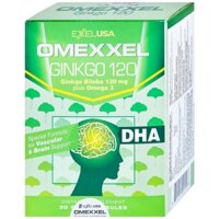 Viên uống hoạt huyết dưỡng não Omexxel Ginkgo 120 (30viên)