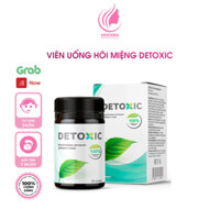 Viên Uống Hôi Miệng Detoxic Hộp 20V, Hàng Nga, Date Xa, Giúp Loại Bỏ Ký Sinh Trùng Đường Tiêu Hóa, Giảm Hôi Miệng