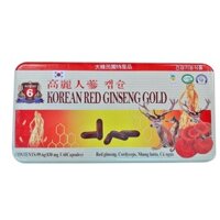 Viên uống hồng sâm Korean Red Ginseng Gold (hộp 60 viên) Sâm Hàn Quốc hộp thiếc giúp tăng cường sức khỏe.