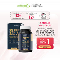 Viên uống Hotchland Nutrition Optimum Sleep Now hỗ trợ cải thiện giúp ngủ sâu và ngon hộp 60 viên.