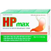 Viên uống HP max Vinacom giúp giảm các tác nhân gây viêm loét dạ dày – tá tràng (60 viên)