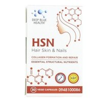 Viên uống HSN Deep Blue Health hỗ trợ giảm mụn, dưỡng móng tóc