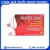 Viên uống Huyết Giác hố trợ tan bầm tím, tiêu sưng, giảm đau ( Hộp 3 vỉ x 10 viên)