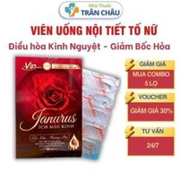 Viên uống Ích Mẫu Kinh JANURUS – Hỗ trợ Điều Hòa Kinh Nguyệt, Giảm Nguy Cơ Mất Kinh, Khô Hạn 30 viên