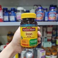 Viên uống Iron 65mg Nature Made 365 viên của Mỹ