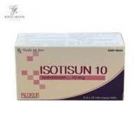 Viên uống isotretinoin isotisun 10mg