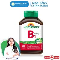 Viên uống Jamieson Vitamin B1 (Thiamine) 100mg 100 Viên