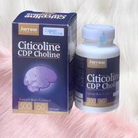 Viên uống Jarrow Citicoline 500, - (DD) lọ 60 viên, USA, bổ não, giảm mất ngủ, tăng trí nhớ