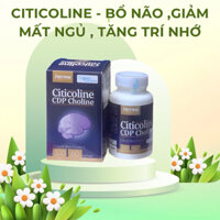 Viên uống Jarrow Citicoline 500, lọ 60 viên, USA, bổ não, giảm mất ngủ, tăng trí nhớ  , HM