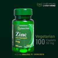 Viên uống Kẽm - ZinC 50mg bổ sung đề kháng, tăng cường miễn dịch - 100 viên