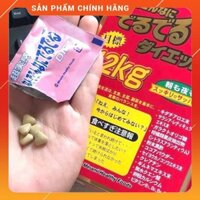 Viên uống Kendai Eat & Diet Nhật Bản giảm cân Deru Deru 12 kg, giảm cân, giảm mỡ bụng, thon gọn eo