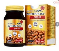 Viên uống KenKan Nattokinase 2400FU giảm nguy cơ hình thành huyết khối, tăng cường lưu thông máu (60 viên)