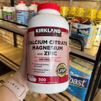 VIÊN UỐNG KIRKLAND CALCIUM CITRATE MAGNESIUM & ZINC