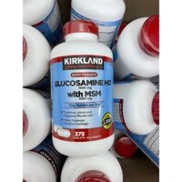 Viên uống Kirkland Glucosamine HCL 1500mg With MSM 1500mg 375 Viên