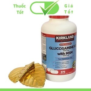 Viên uống Kirkland Glucosamine HCl - 375 viên. 1500mg