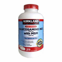 Viên Uống Kirkland Glucosamine HCL 1500mg With MSM 1500mg – Hộp 375 Viên