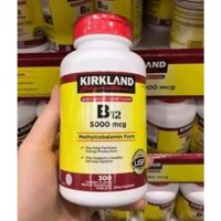 🍀Viên uống Kirkland Signature B12 5000mcg 300 viên của Mỹ