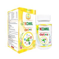 Viên Uống Komil Detox Hỗ Trọ Hôi Miệng Từ Trong Ra Ngoài Lọ 60 Viên