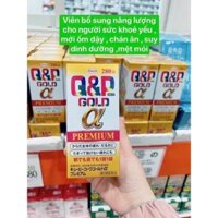 Viên uống Kowa Q&P Gold Alpha Premium Nhật bản bồi bổ sức khoẻ