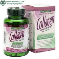 Viên Uống Làm Đẹp Da, Tóc, Móng Nature’s Bounty bổ sung Collagen, Vitamin C 90Viên 0304539