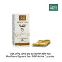 Viên uống làm sáng da và mờ đốm nâu MartiDerm Pigment Zero DSP-Antiox Capsules (60 viên)