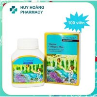 Viên uống làm trắng, đẹp da Marine Collagen Plus Vitatree Hộp 100 Viên