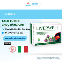 Viên uống LIVERWELL -  Hỗ Trợ Thanh Nhiệt, Tăng Cường Chức Năng Gan, Bảo Vệ Gan (Hộp 30 Viên)