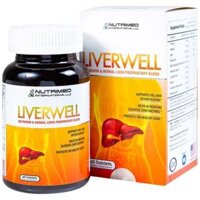 Viên uống Liverwell Nutrimed hỗ trợ giải độc gan, bảo vệ tế bào gan (60 viên)