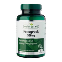 Viên uống lợi sữa 500mg Fenugreek Natures Aid - Anh - Hộp 90 viên