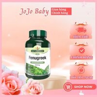 Viên uống lợi sữa cỏ cà ri Fenugreek Natures Aid 500mg 90 viên