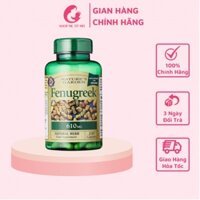 Viên uống lợi sữa Cỏ cà ri Natures Aid Fenugreek 500mg, Anh (90 vtăng cường dưỡng chất trong sữa cho mẹ sau sinh