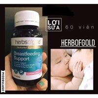Viên uống lợi sữa Herbs of Gold Breastfeeding Support 60 viên