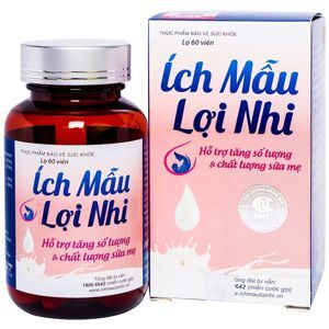 Viên Uống Lợi Sữa Ích Mẫu Lợi Nhi Lọ 60 Viên