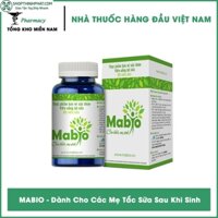 Viên uống lợi sữa Mabio- hỗ trợ giúp mẹ sau sinh nhiều sữa, sữa đặc hơn (Hộp 1 lọ x 60 viên)