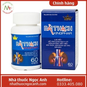 Viên uống lợi tiểu bài thạch kingphar 60 viên