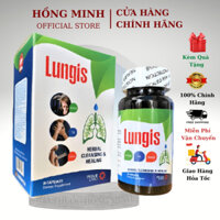 Viên uống lungis thanh lọc bổ phổi, cải thiện mũi họng, phế quản sản phẩm phân phối tại Nhà Thuốc Hồng Minh