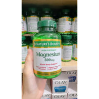 Viên uống Magesium 500mg của Nature Bounty , 200 viên