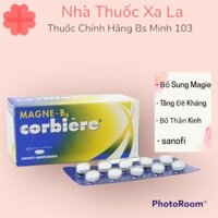 Viên Uống Magne B6 Corbiere Sanofi Bổ Sung Magnesi (Hộp 5 Vỉ X 10 Viên)